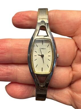 Timex Women's Two-Tone Silver and Gold Slim Bracelet Watch